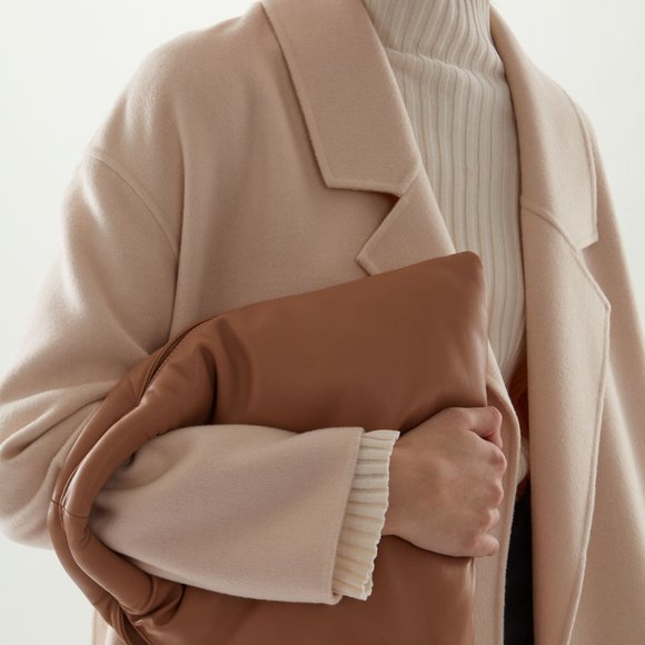 COS Leather Padded Mini Shopper Bag - Picture 3 of 8